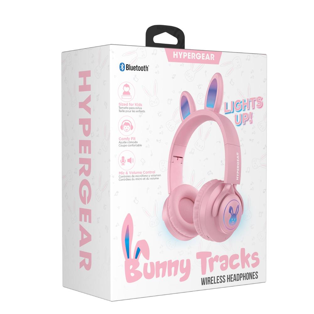 Foto 3 pulgar | Auriculares Hypergear Inalámbricos Con Luz Bunny Track Rosa