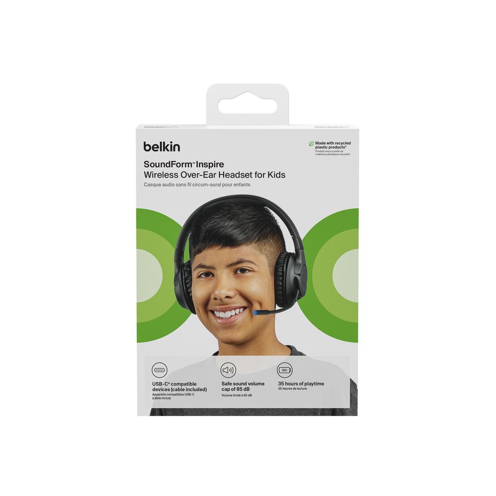 Foto 8 | Audífonos Belkin Para Niños On Ear Inspire Negros