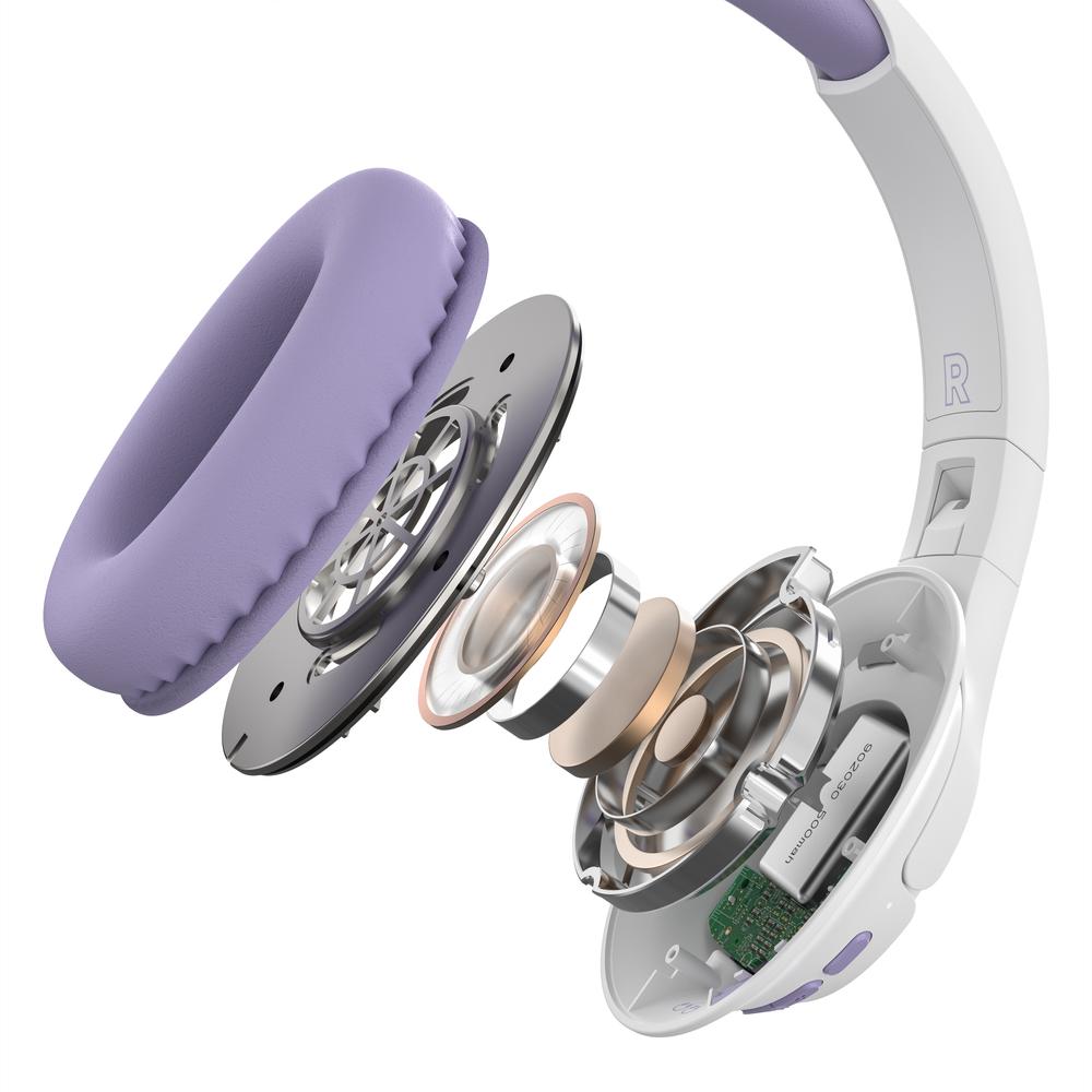 Foto 9 pulgar | Audífonos Belkin Para Niños On Ear Inspire Morados