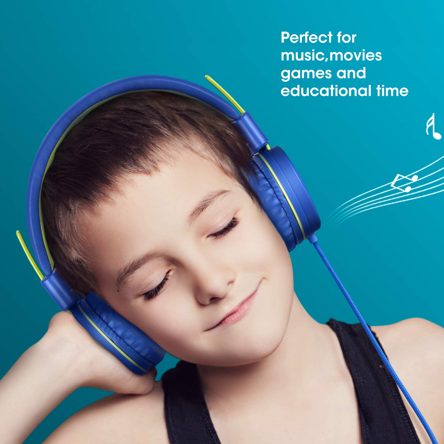 Foto 7 | Auriculares Noot Products K12 Kids con Micrófono 85db/94db Azul/Lima - Venta Internacional