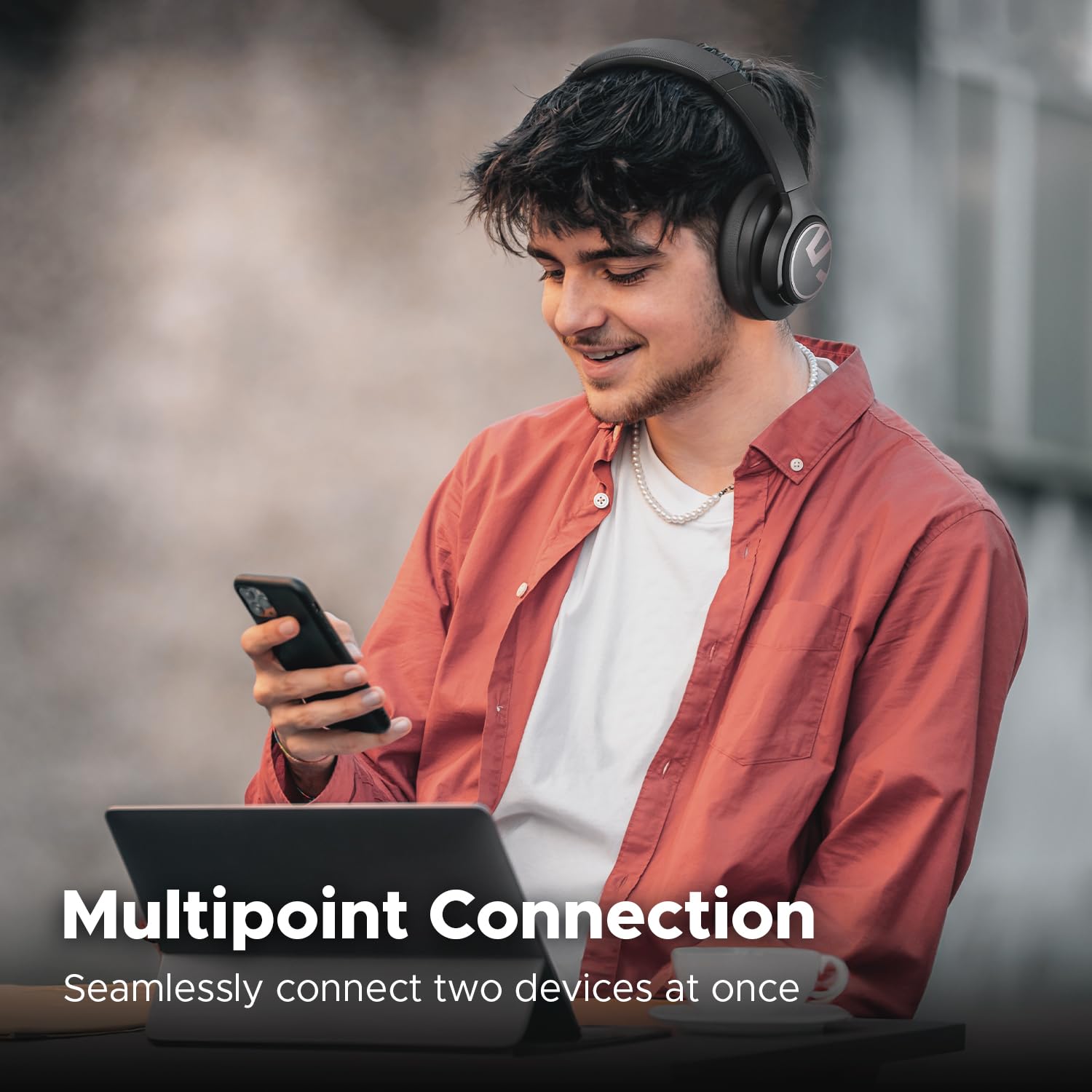 Foto 7 pulgar | Auriculares Bluetooth Soundpeats Space Hybrid Anc 123 h Playtime - Venta Internacional