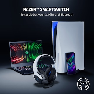 Foto 7 | Paquete de Auriculares Inalámbricos Razer Kaira Y Soporte De Carga Rápida - Venta Internacional
