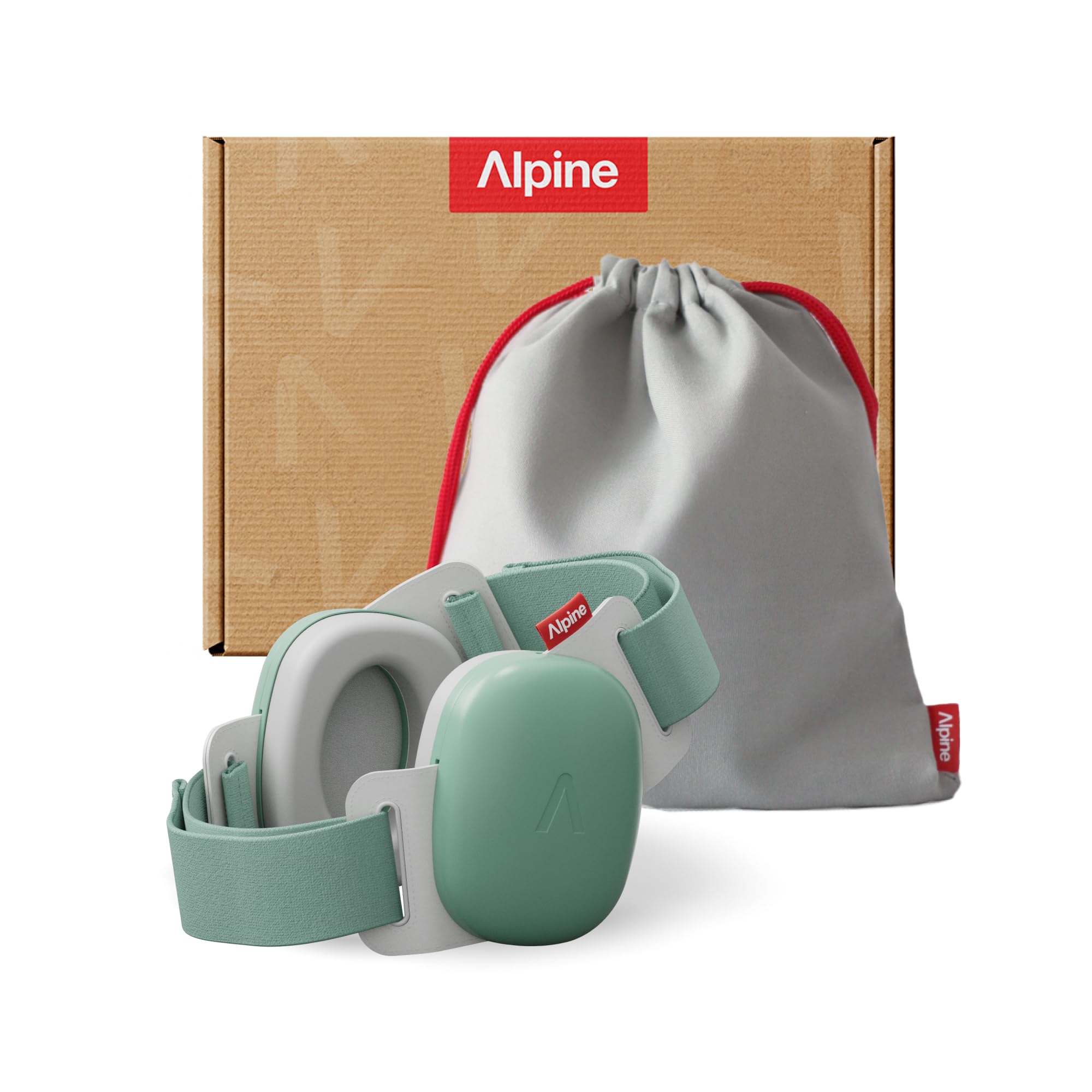Foto 2 pulgar | Orejeras Para Bebés Alpine Muffy Baby Con Protección Contra El Ruido, Color Verde - Venta Internacional.