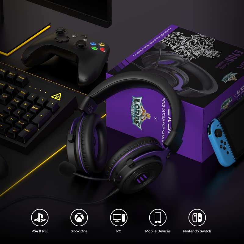 Foto 6 | Auriculares para Juegos Eksa E900 y Lords Mobile con Micrófono Desmontable - Venta Internacional