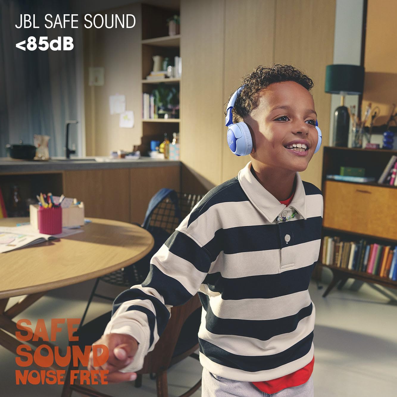 Foto 3 | Auriculares Supraaurales Inalámbricos para Niños JBL Junior 320BT Blue - Venta Internacional