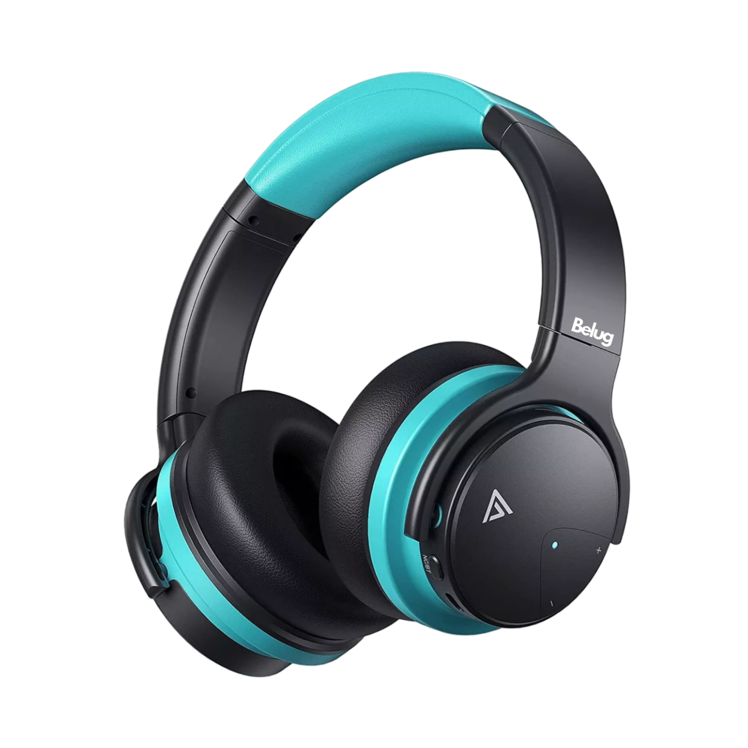 Audífonos Bluetooth Con Cancelación De Ruido Belug Azul Cielo/negro