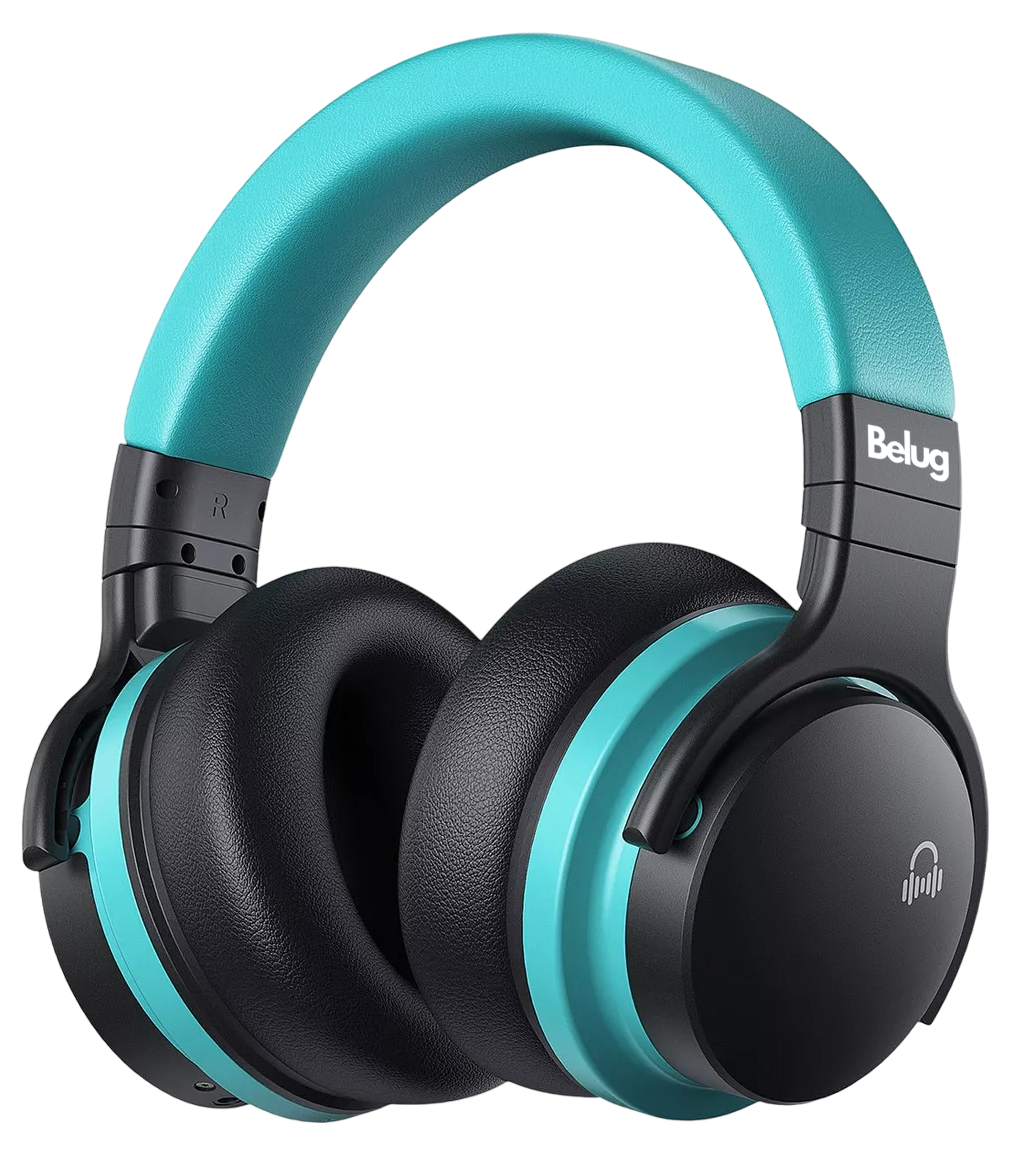 Auricular Inalámbrico Belug  Cowin E7c Rojo Bluetooth 5.0 Azul