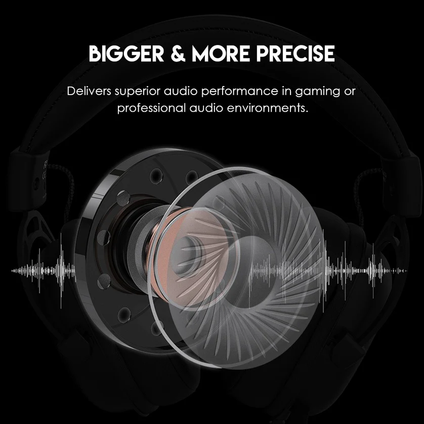 Foto 7 pulgar | Audífonos Profesionales Para Gaming Aliencraft Cyberghost  Black