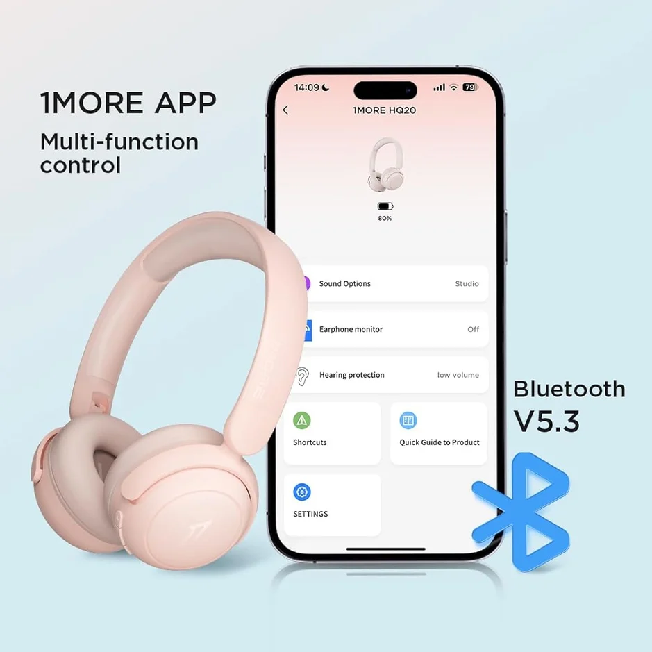 Foto 4 pulgar | Audífonos Bluetooth Con Protección Auditiva Sonoflow Mini - Pink