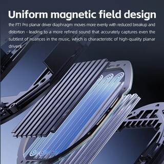 Foto 6 | Audífonos Hi-res De Magnetos Planares Fiio Ft1 Pro Black