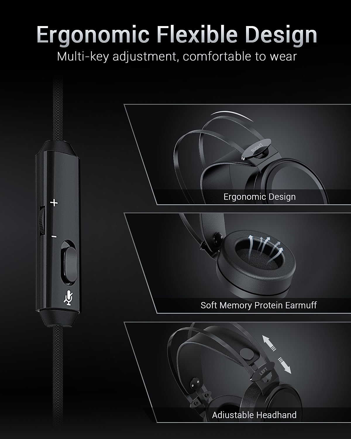 Foto 4 pulgar | Auriculares Estéreo Para Juegos Nubwo N7 Con Micrófono Con Cancelación De Ruido - Venta Internacional.