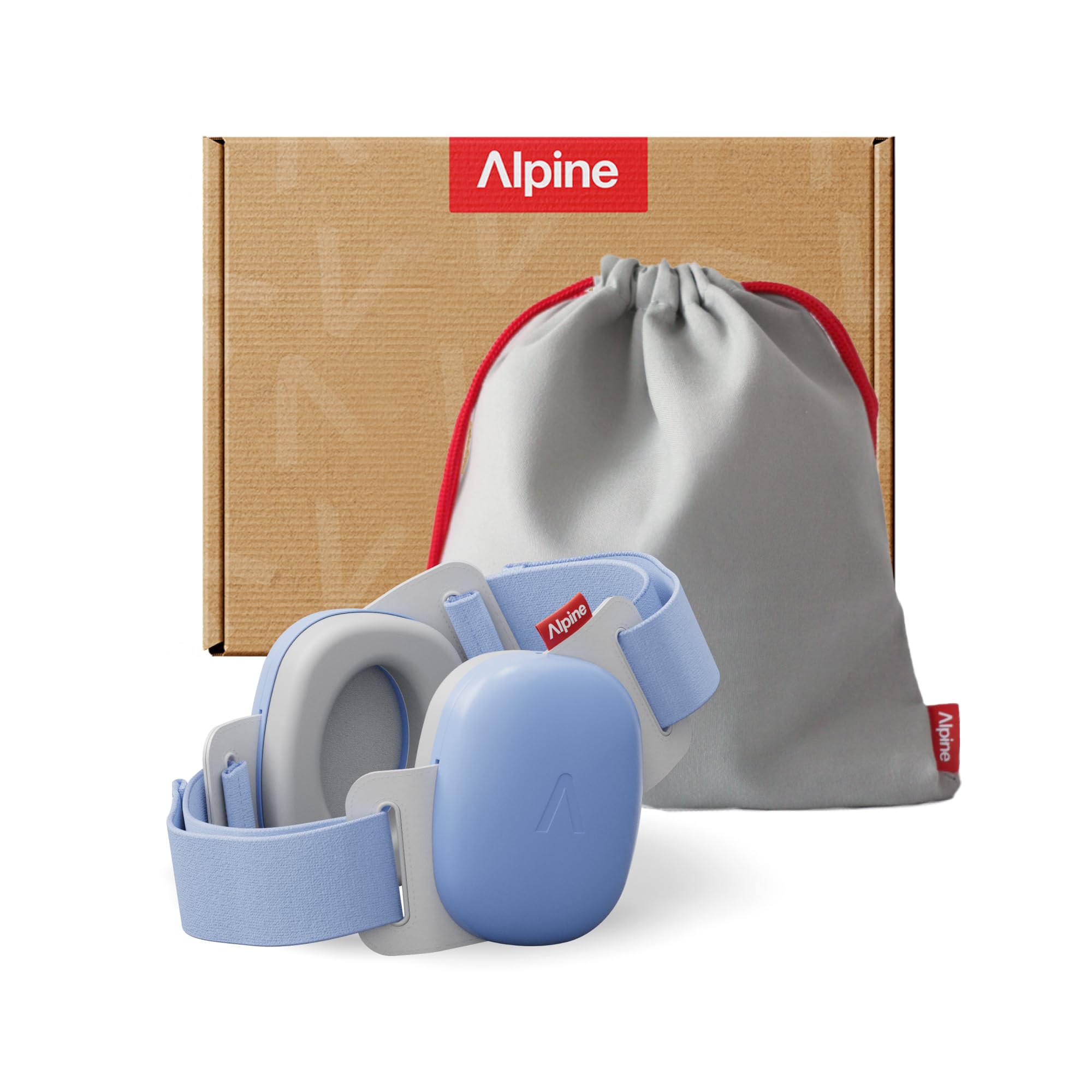 Foto 1 | Orejeras Para Bebés Alpine Muffy Con Protección Contra El Ruido, Azules, De 3 A 48 M - Venta Internacional.