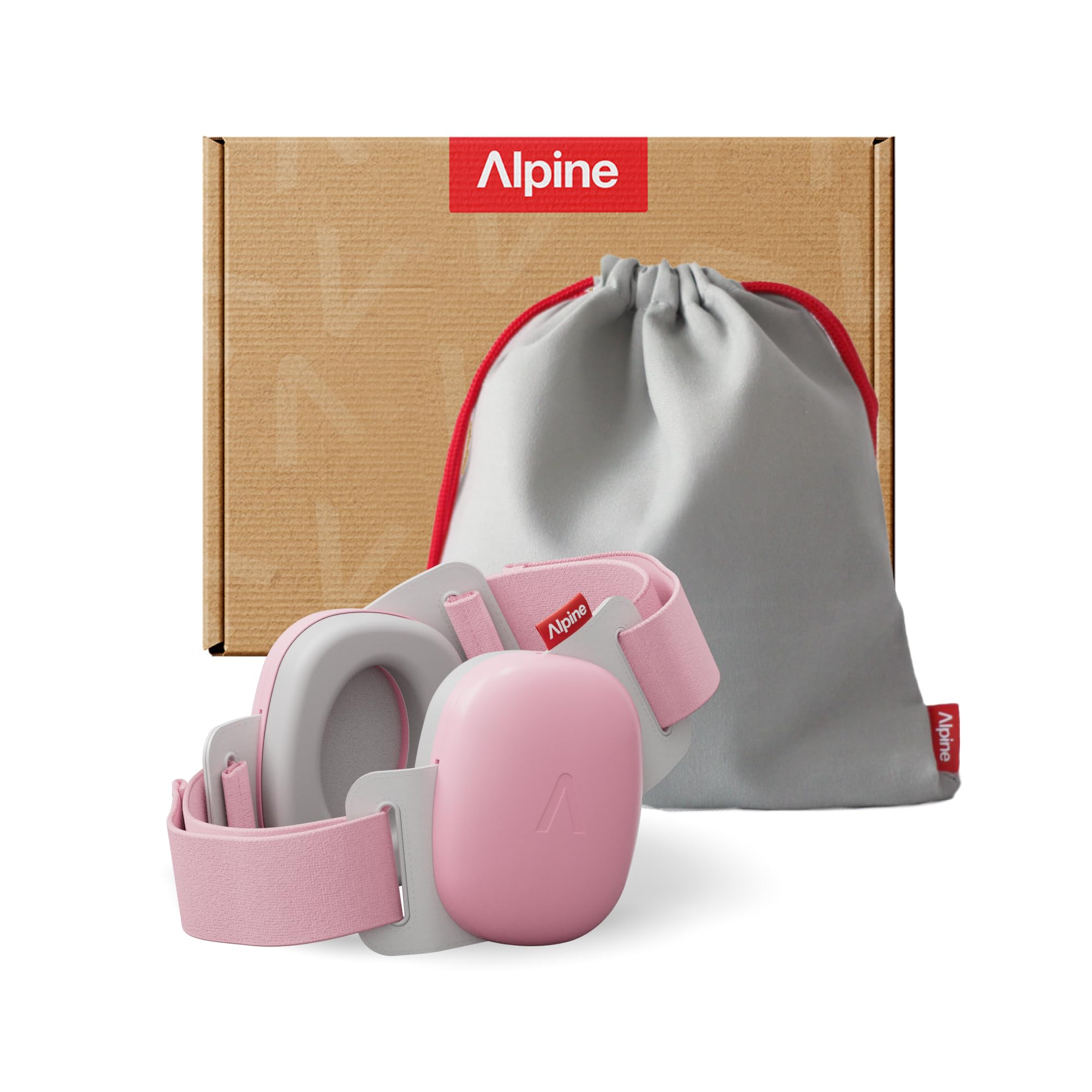 Foto 2 pulgar | Orejeras Para Bebés Alpine Muffy Baby Con Protección Contra El Ruido, Rosas - Venta Internacional.