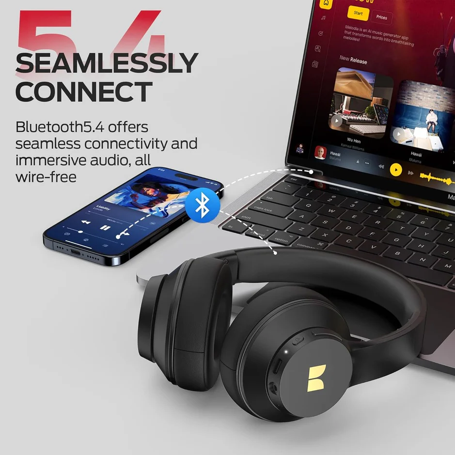 Foto 4 pulgar | Audífonos Bluetooth Con Conexión Multipunto Monster Mission 100 Black