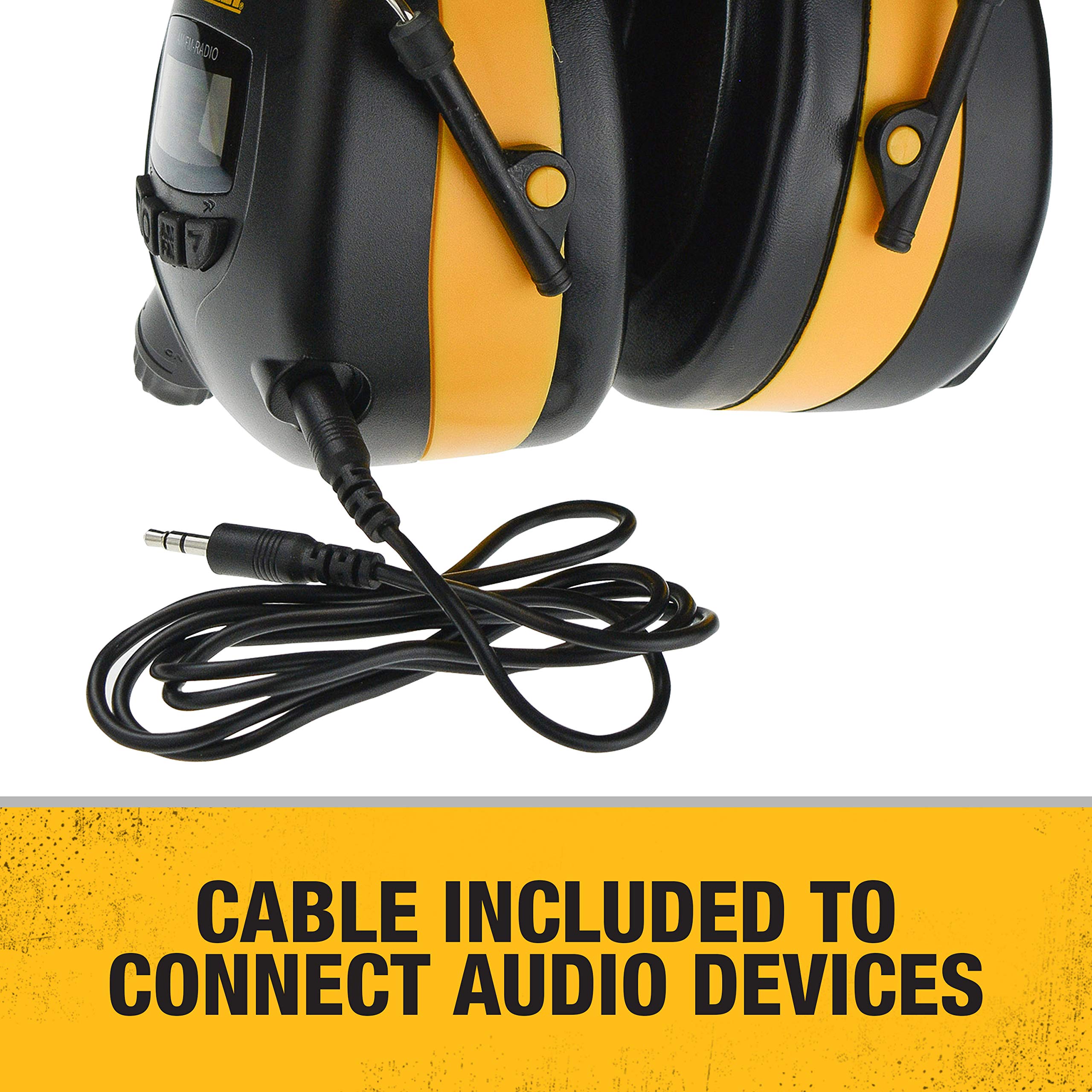 Foto 6 | Orejeras Dewalt Dpg15 Am/fm Digital Tune Con Conexión Aux - Venta Internacional.