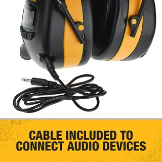 Foto 6 | Orejeras Dewalt Dpg15 Am/fm Digital Tune Con Conexión Aux - Venta Internacional.