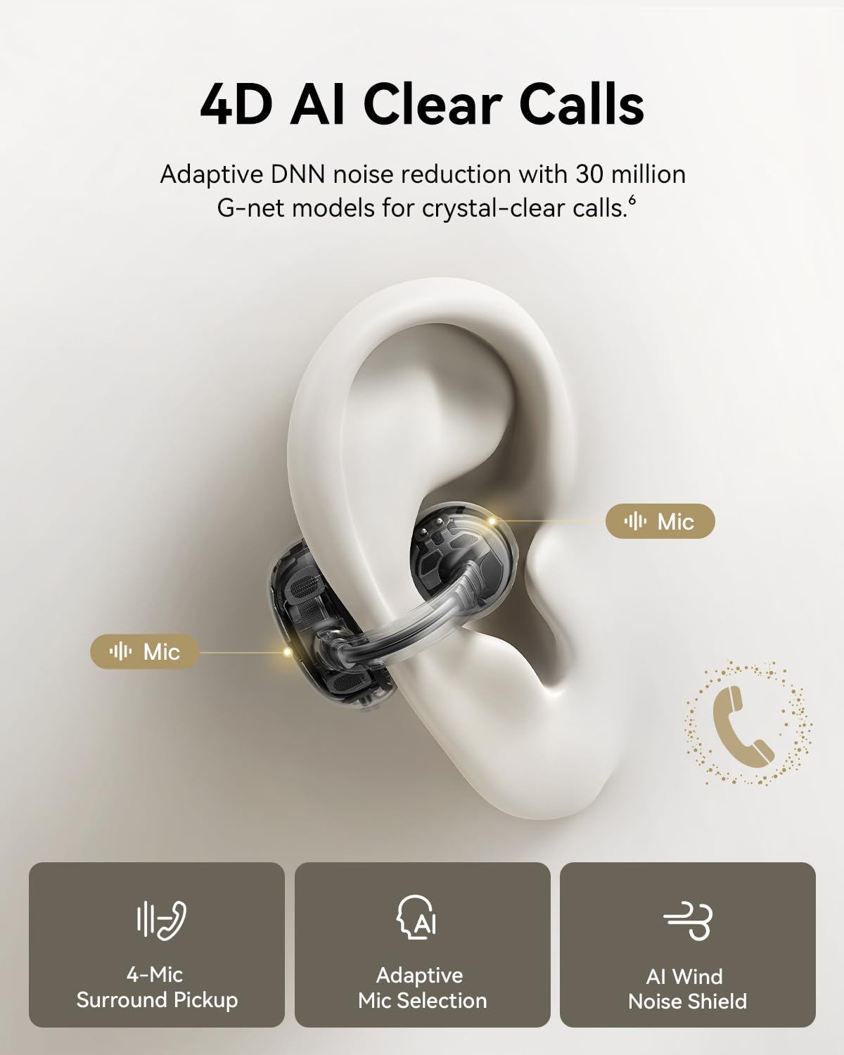 Foto 7 pulgar | Auriculares Con Clip Baseus Bowie Mc1 Pro Open Ear Ip67 A Prueba De Agua - Venta Internacional.