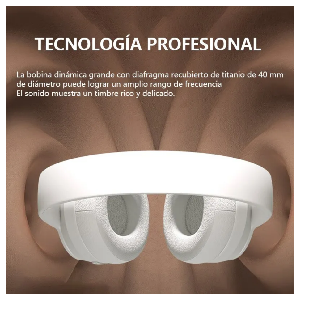 Foto 4 pulgar | Auriculares Bluetooth Inalámbricos De Diadema Con Micrófono Lab.g  Rosa