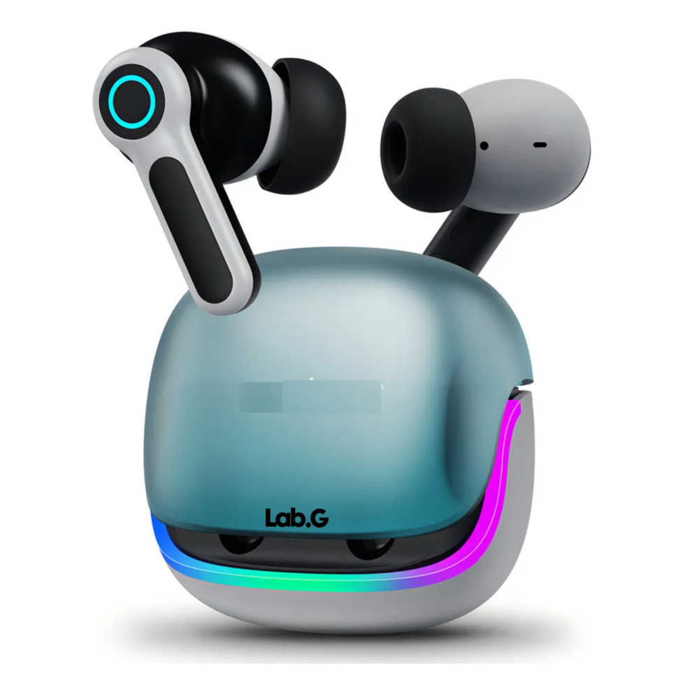 Audífonos Bluetooth Gamer Inalámbricos Lab.g  Azul Con Blanco