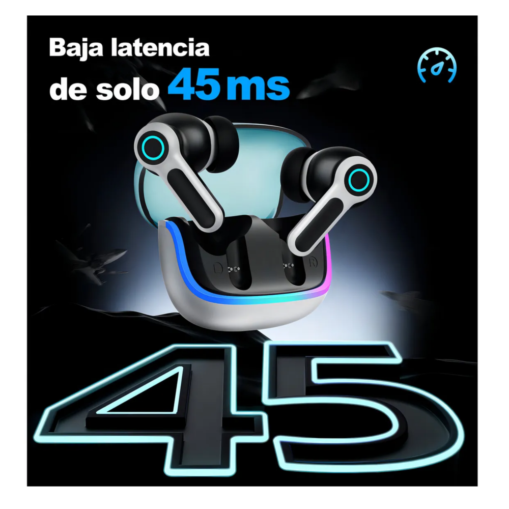 Foto 3 pulgar | Audífonos Bluetooth Gamer Inalámbricos Lab.g  Azul Con Blanco