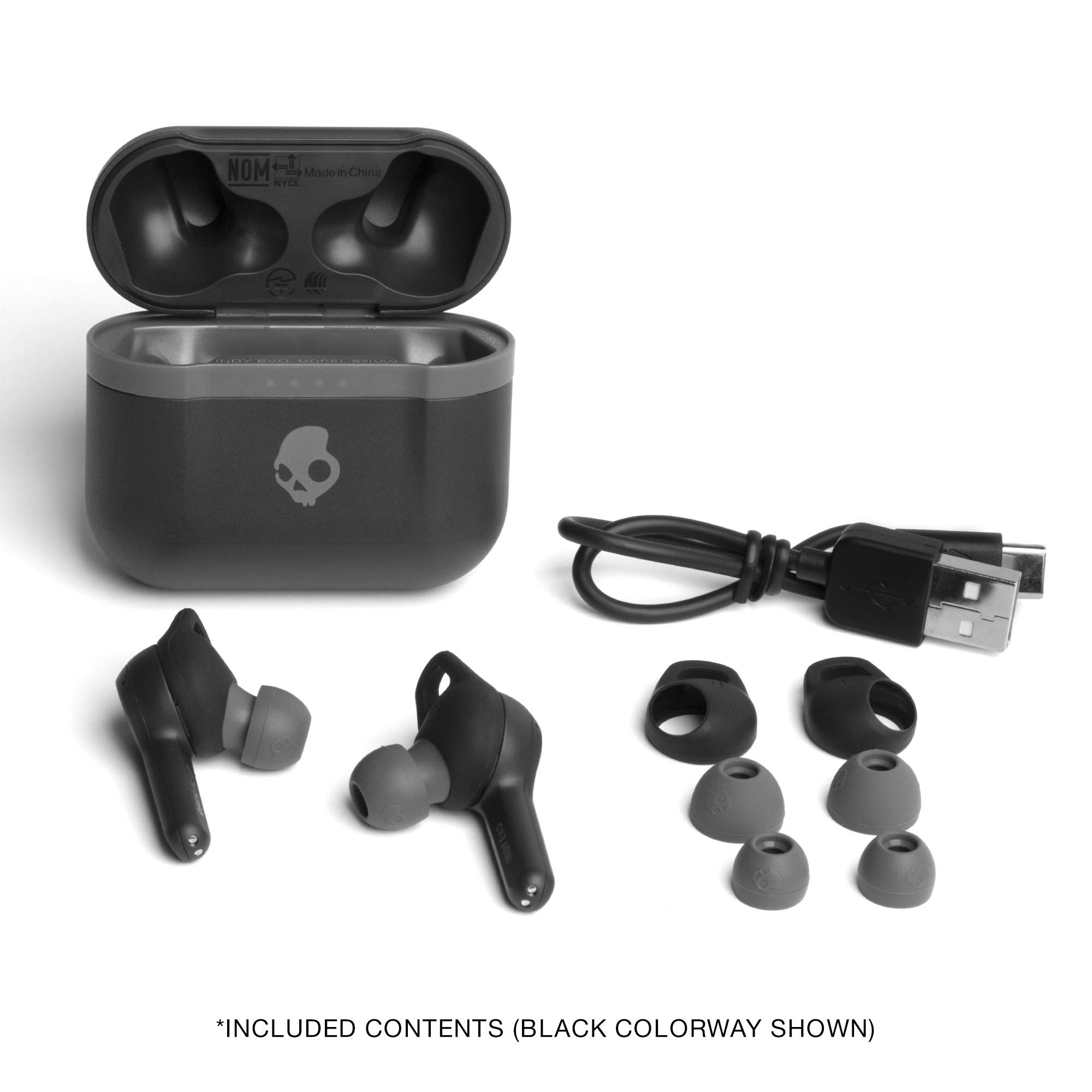 Foto 7 pulgar | Auriculares Inalámbricos Skullcandy Indy Evo Con Batería De 30 Horas, Color Gris - Venta Internacional.