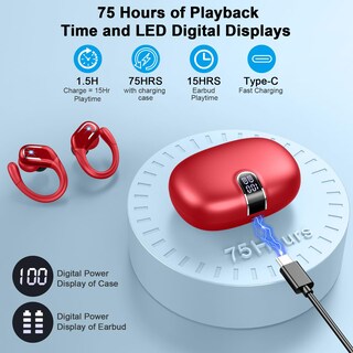 Foto 3 | Auriculares Inalámbricos Bluetooth 5.4 75 Horas Playtime Ltinist - Venta Internacional.
