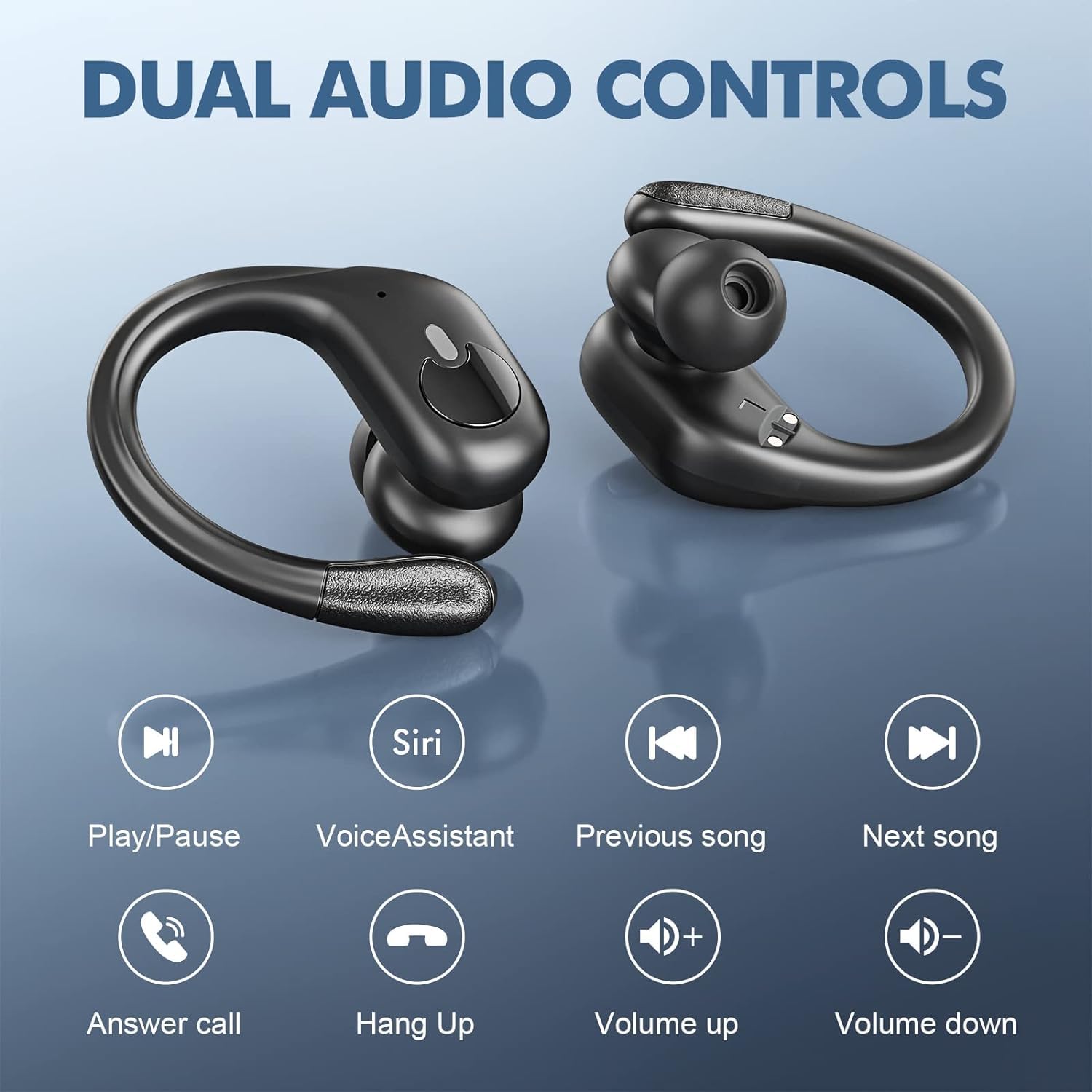 Foto 7 pulgar | Auriculares Inalámbricos Bluetooth 5.3 Hifi Stereo 80h Negros - Venta Internacional.
