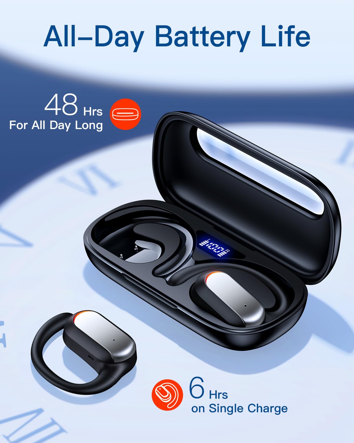 Foto 3 pulgar | Auriculares Abiertos Tagry S64 Bluetooth 5.4 48 Horas De Reproducción - Venta Internacional.