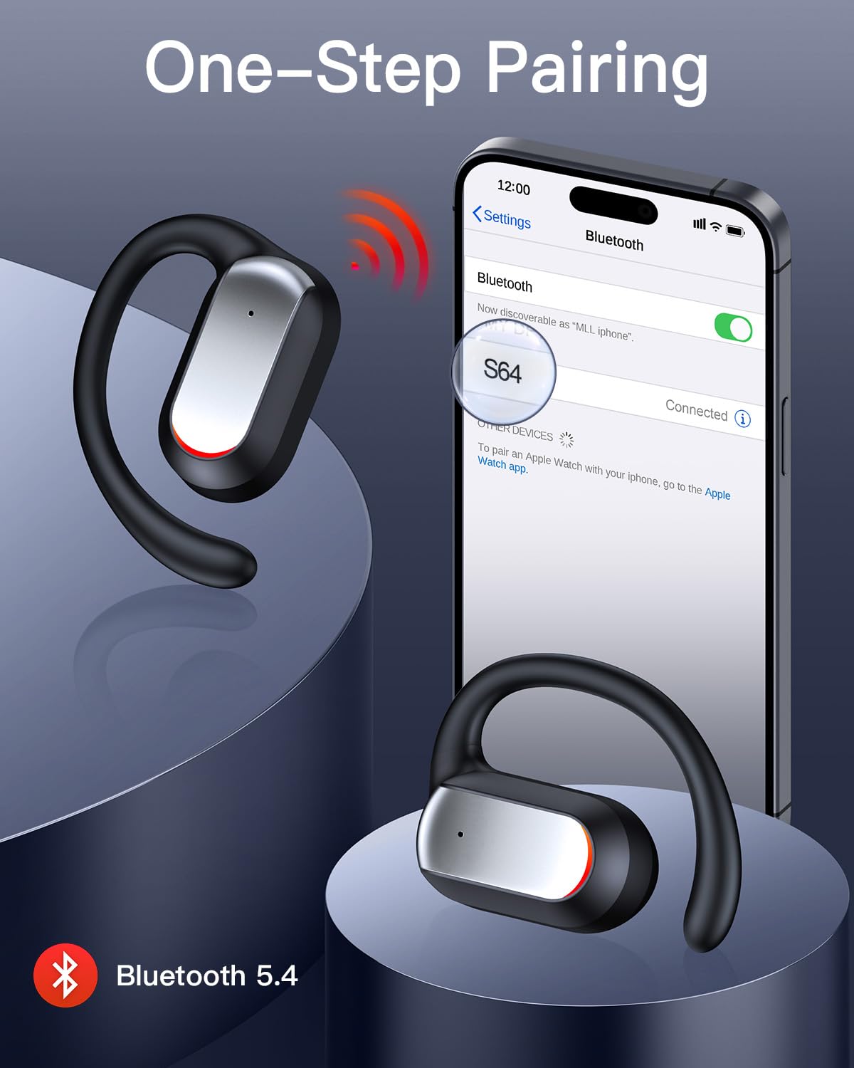 Foto 4 pulgar | Auriculares Abiertos Tagry S64 Bluetooth 5.4 48 Horas De Reproducción - Venta Internacional.