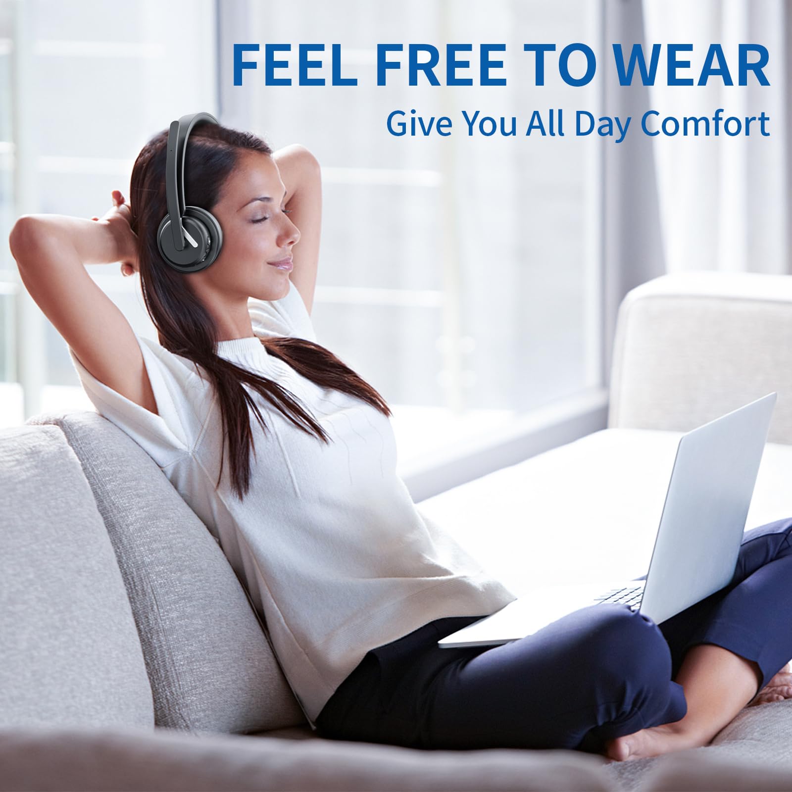 Foto 5 pulgar | Auriculares Inalámbricos Awatrue Con Micrófono Bluetooth 5.3 Ai Noise Cancel - Venta Internacional.