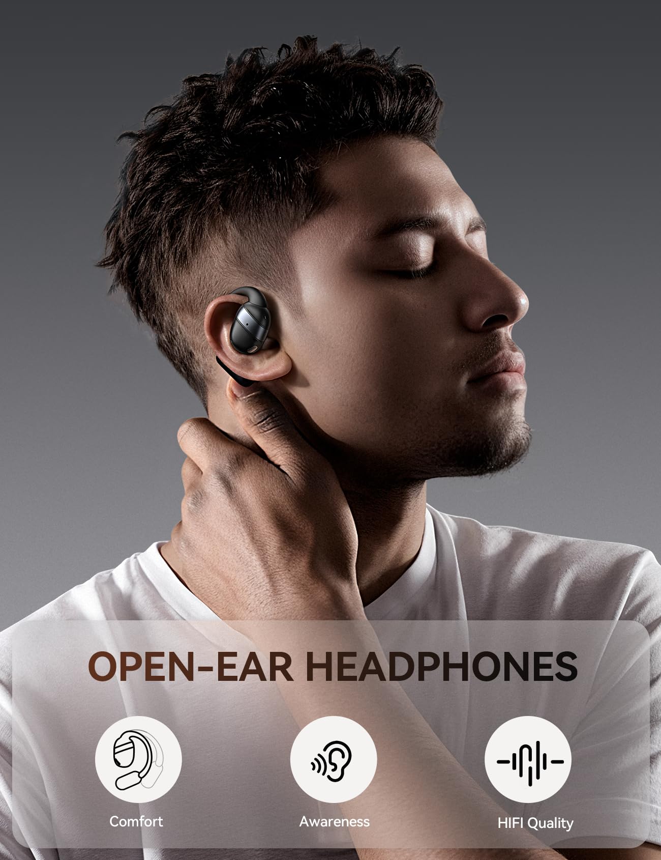 Foto 2 | Auriculares Abiertos Joyroom 5.4 Bluetooth Con 50 Horas De Reproducción - Venta Internacional.