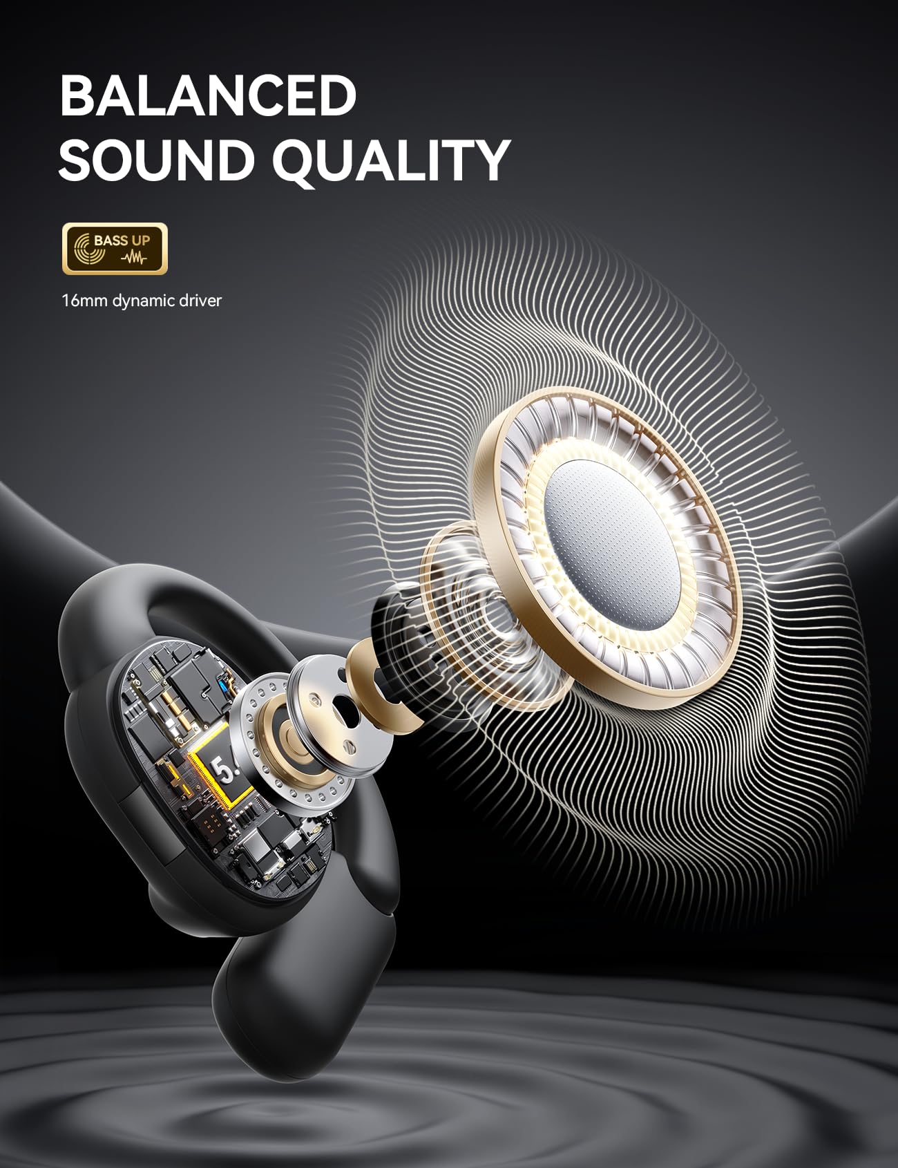 Foto 4 | Auriculares Abiertos Joyroom 5.4 Bluetooth Con 50 Horas De Reproducción - Venta Internacional.