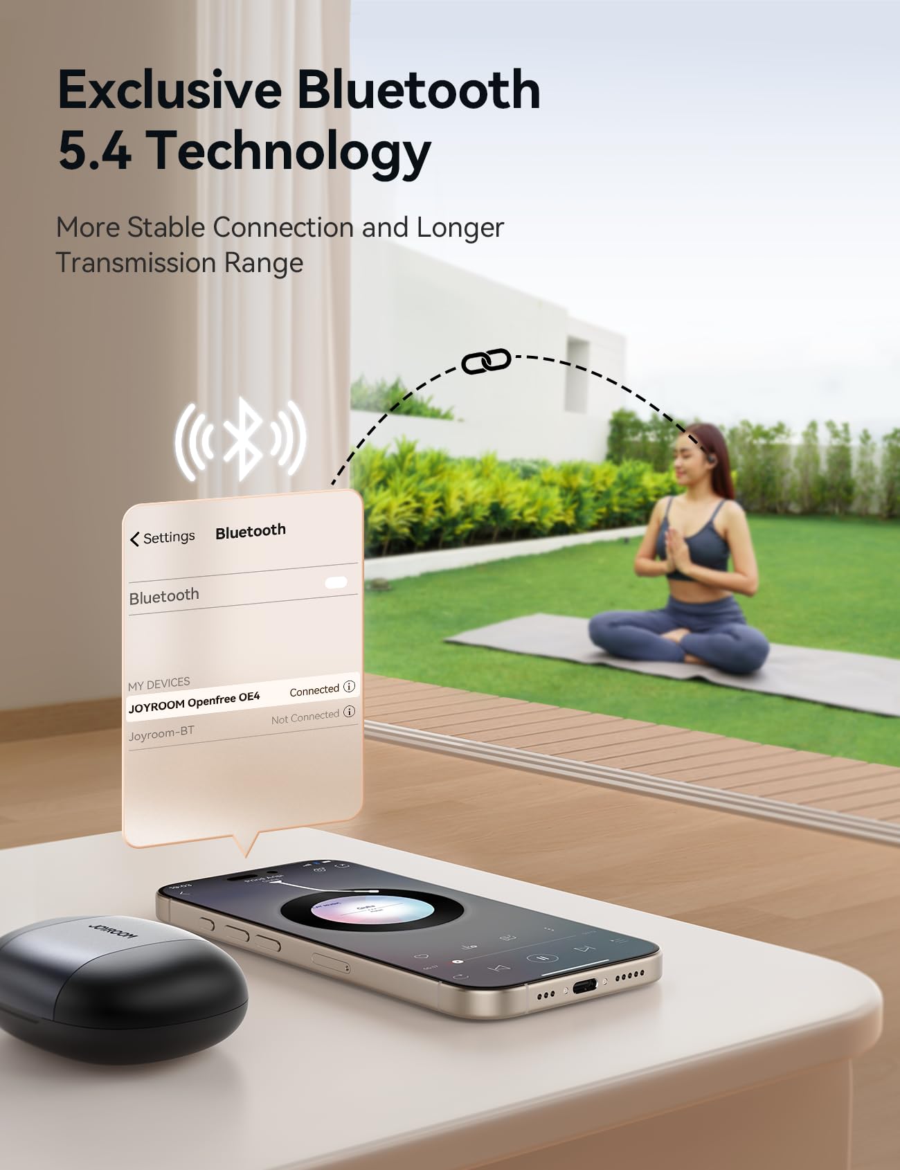 Foto 6 | Auriculares Abiertos Joyroom 5.4 Bluetooth Con 50 Horas De Reproducción - Venta Internacional.