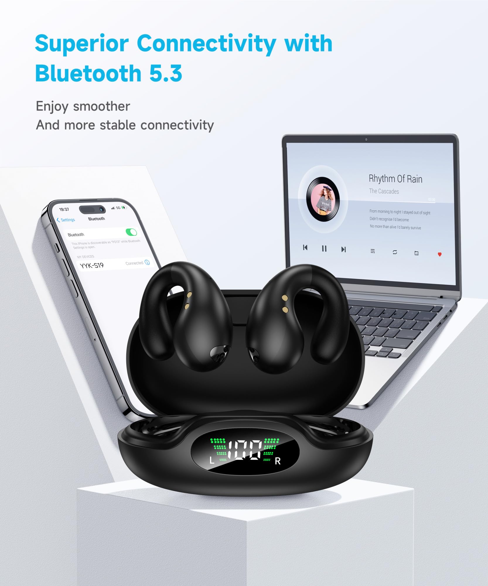 Foto 8 pulgar | Auriculares Abiertos Boytond Ultra Inalámbricos Bluetooth A Prueba De Agua - Venta Internacional.