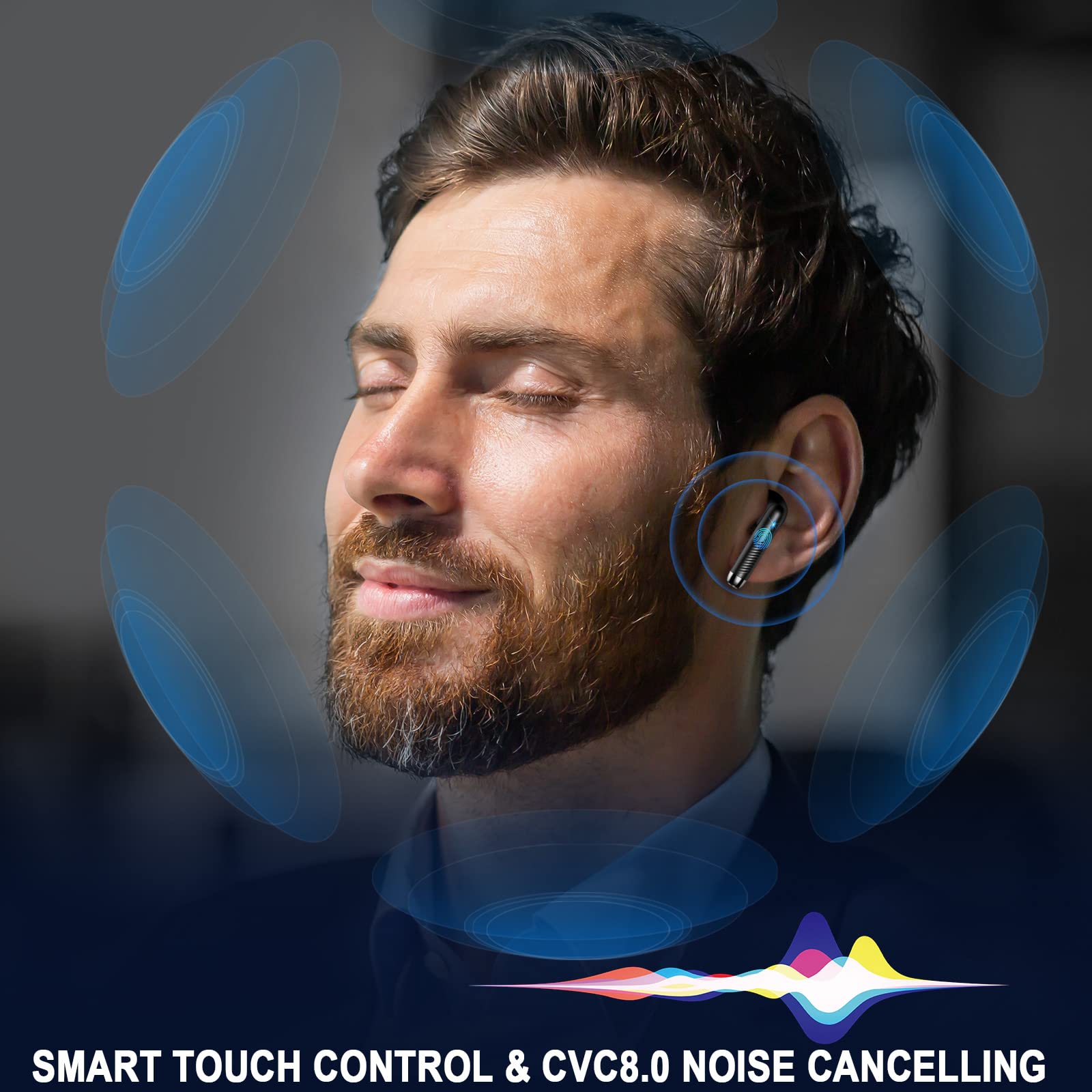 Foto 5 pulgar | Auriculares Inalámbricos Jxrev Bluetooth 5.4 Stereo 40h Playtime Ip7 - Venta Internacional.