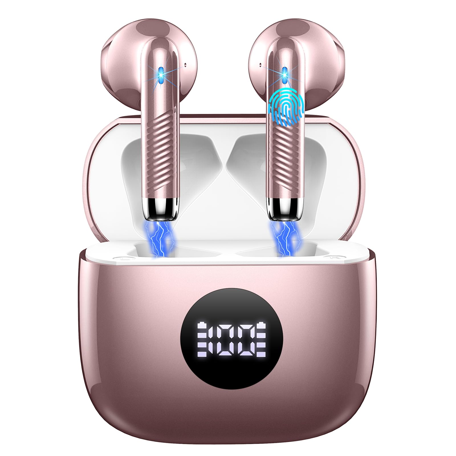 Auriculares Inalámbricos Jxrev Bluetooth 5.4 Hifi Stereo Con 4 Micrófonos Ip7 - Venta Internacional.