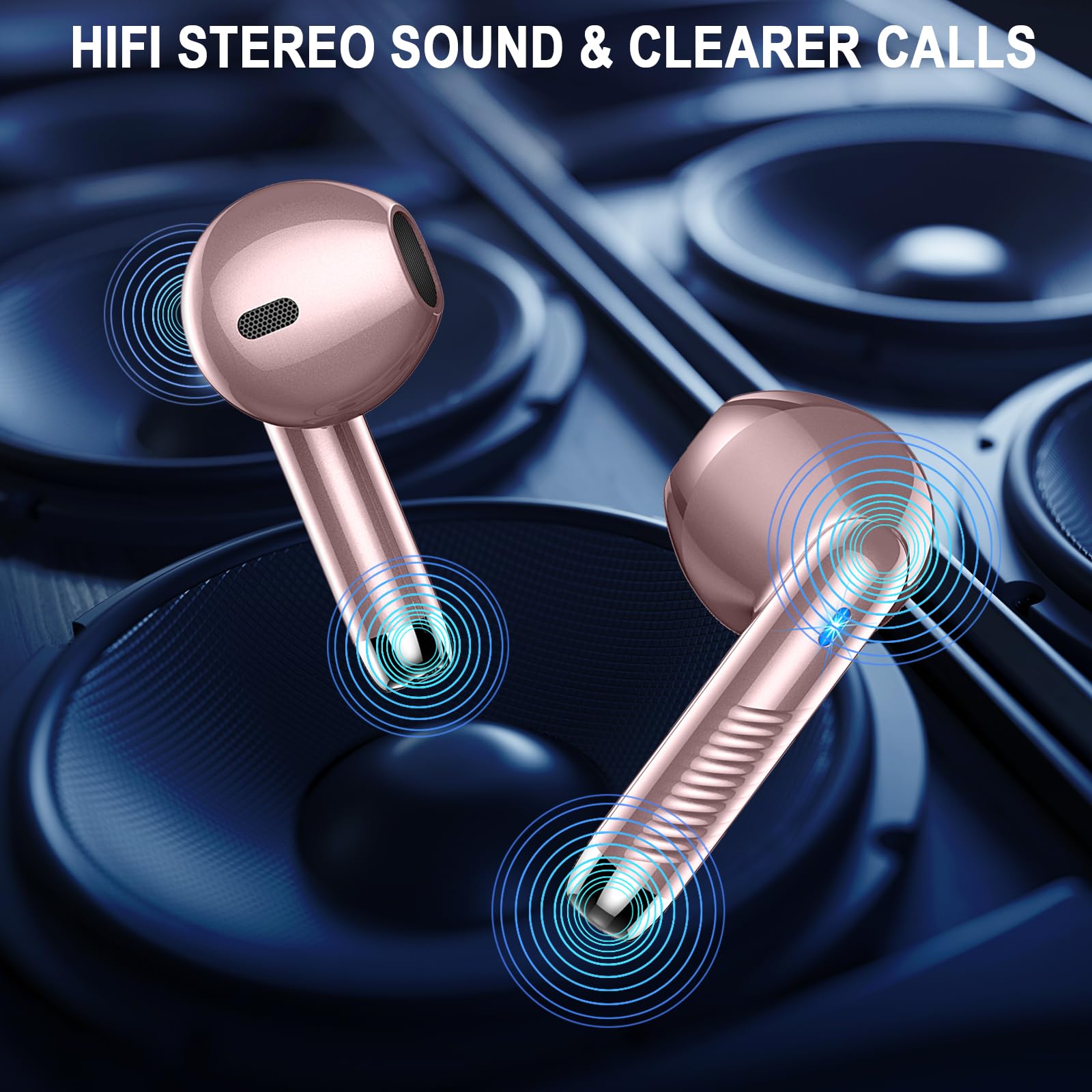Foto 8 pulgar | Auriculares Inalámbricos Jxrev Bluetooth 5.4 Hifi Stereo Con 4 Micrófonos Ip7 - Venta Internacional.
