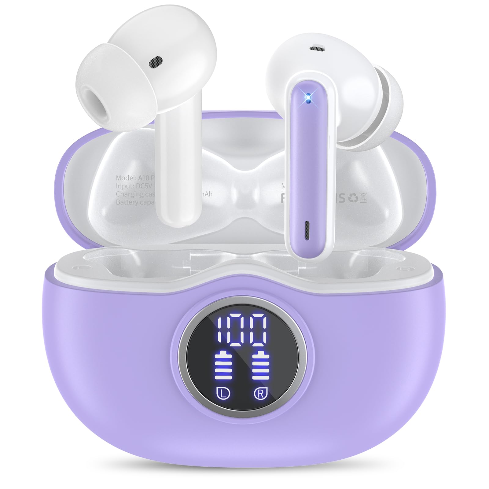 Foto 2 pulgar | Auriculares Inalámbricos Whykjtek A10pro Bluetooth 5.3 40h Playtime Ipx7 - Venta Internacional.