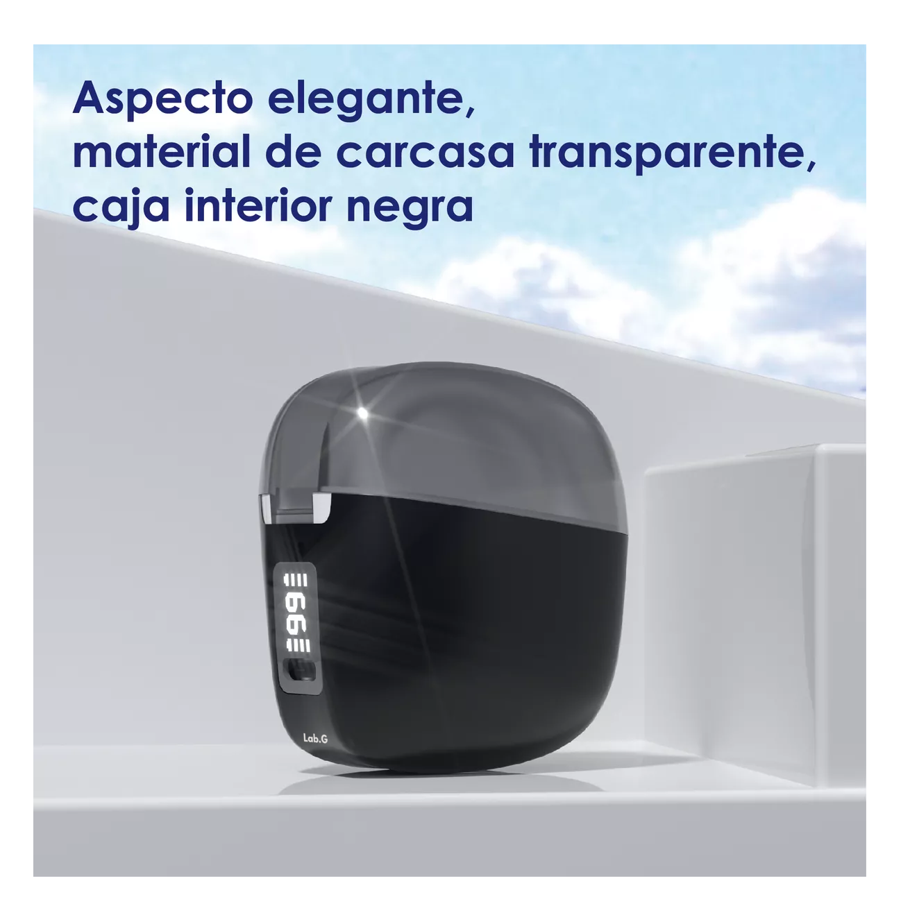 Foto 4 pulgar | Auriculares Con Bluetooth Inalámbricos Led Negro