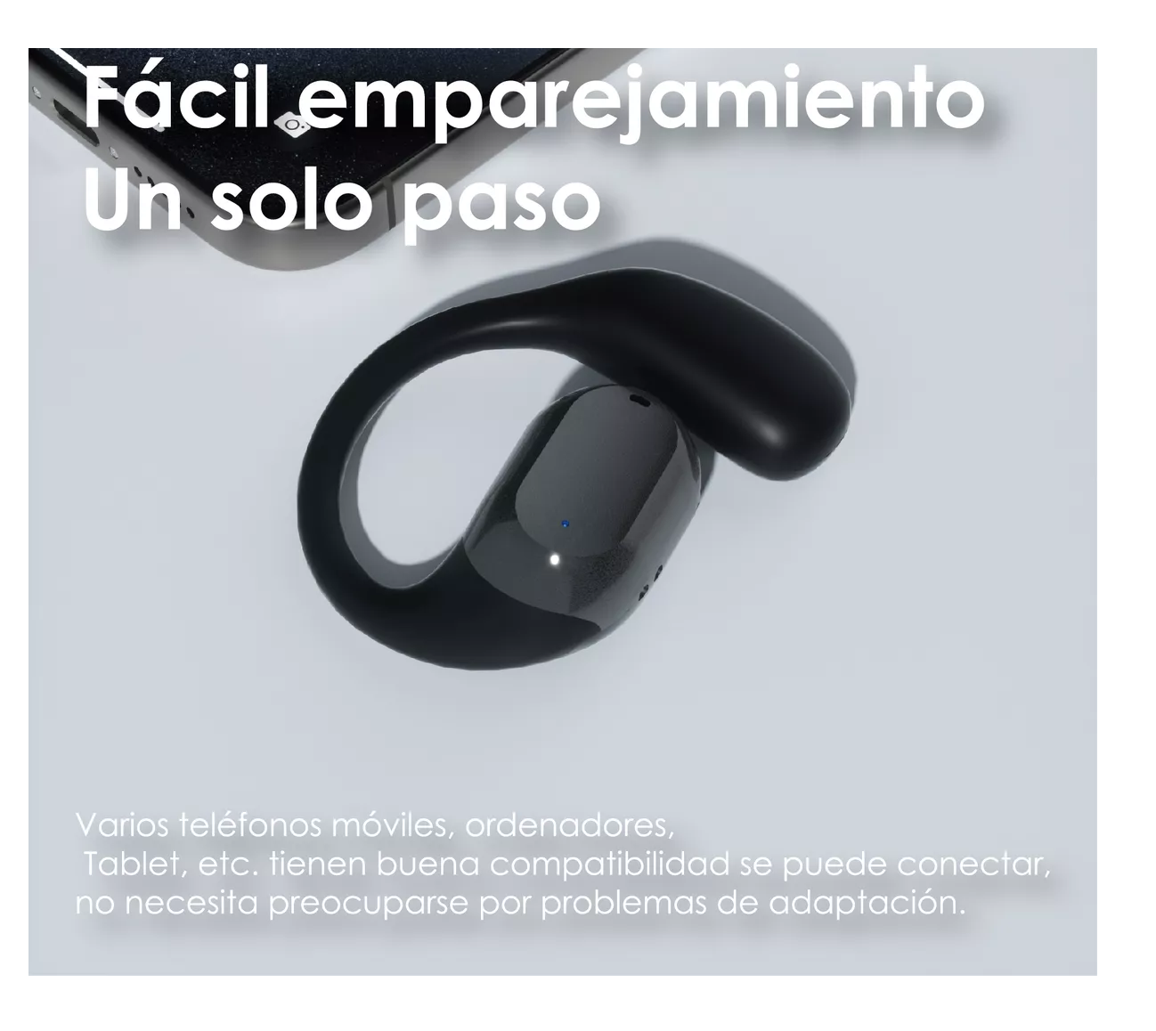 Foto 5 pulgar | Auriculares Con Bluetooth Inalámbricos Led Negro