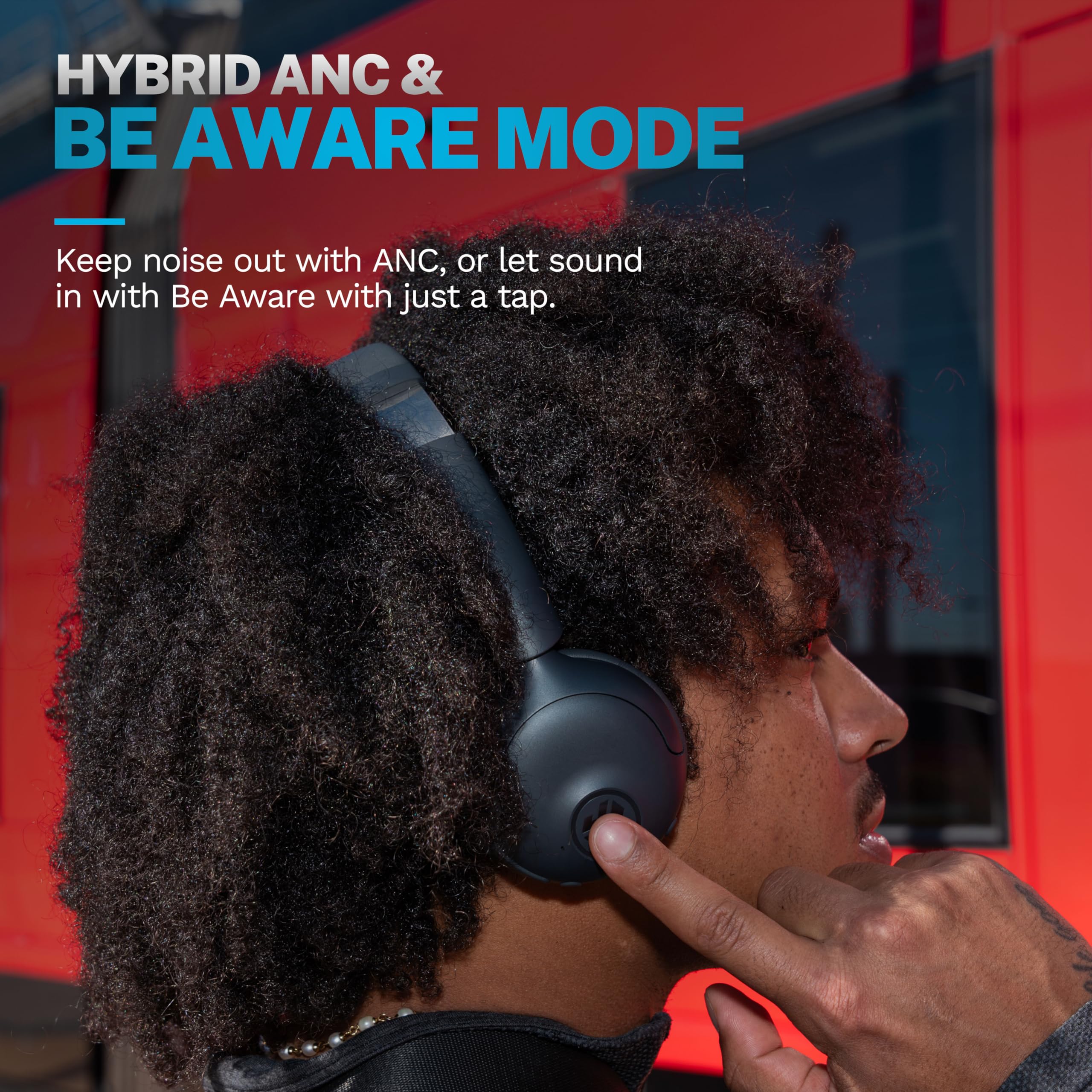 Foto 4 | Auriculares Inalámbricos Jlab Go Lux Anc Graphite Con Cancelación De Ruido - Venta Internacional.