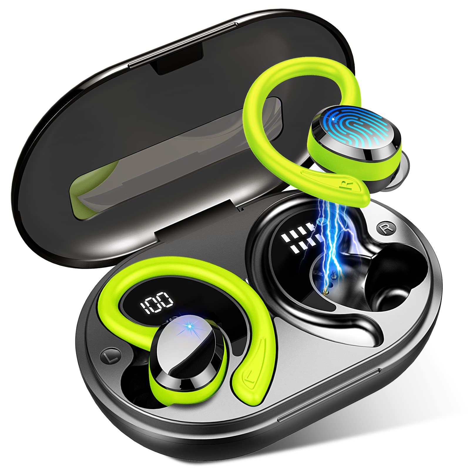 Auricular Inalámbrico Ltinist Bluetooth 5.4 Ip7 A Prueba De Agua Verde - Venta Internacional.