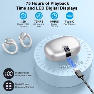 Foto 4 | Auriculares Inalámbricos Bluetooth 5.4 75 Horas Playtime Ltinist - Venta Internacional.