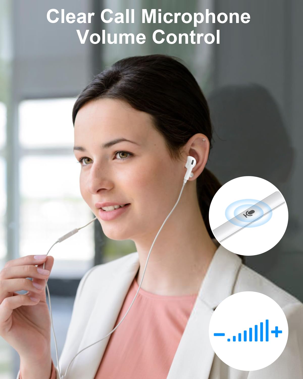 Foto 4 pulgar | Auriculares Usb C Ohuhu Para Iphone 15/16 Con Micrófono Y Control De Volumen - Venta Internacional.