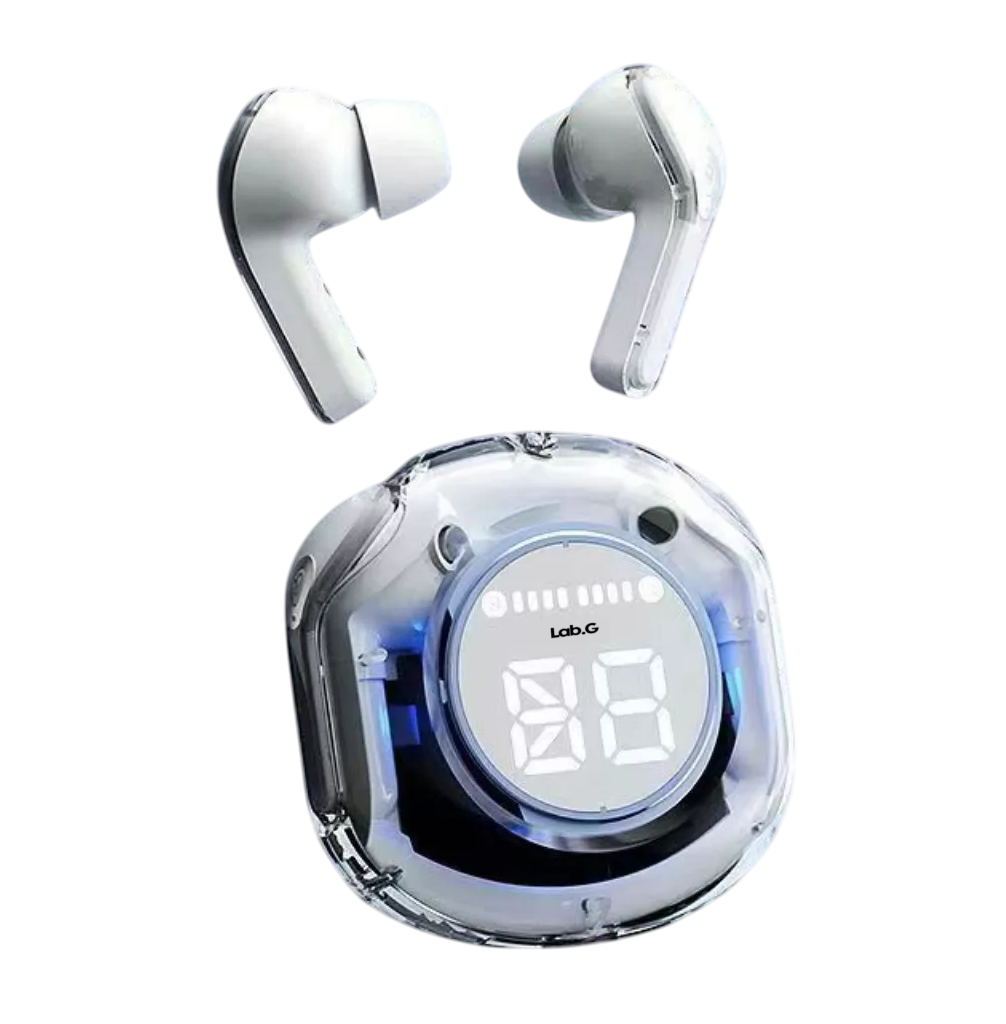 Foto 1 | Audifonos Inalámbricos Pantalla Digital Reducción Ruido Ipx4 Blanco
