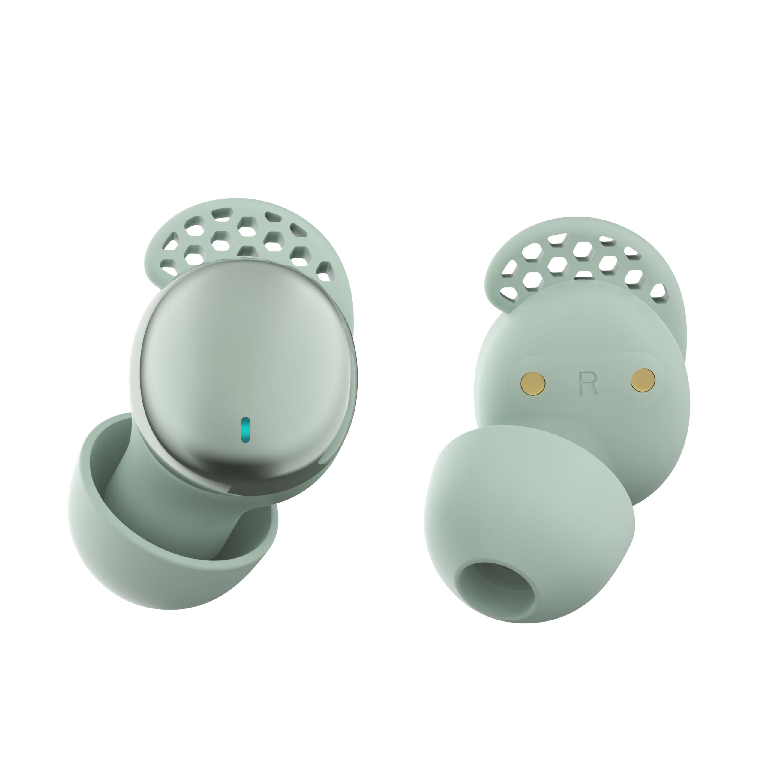 Auriculares Inalámbricos Para Dormir Houlyn Con Cancelación De Ruido, Color Verde Menta - Venta Internacional.