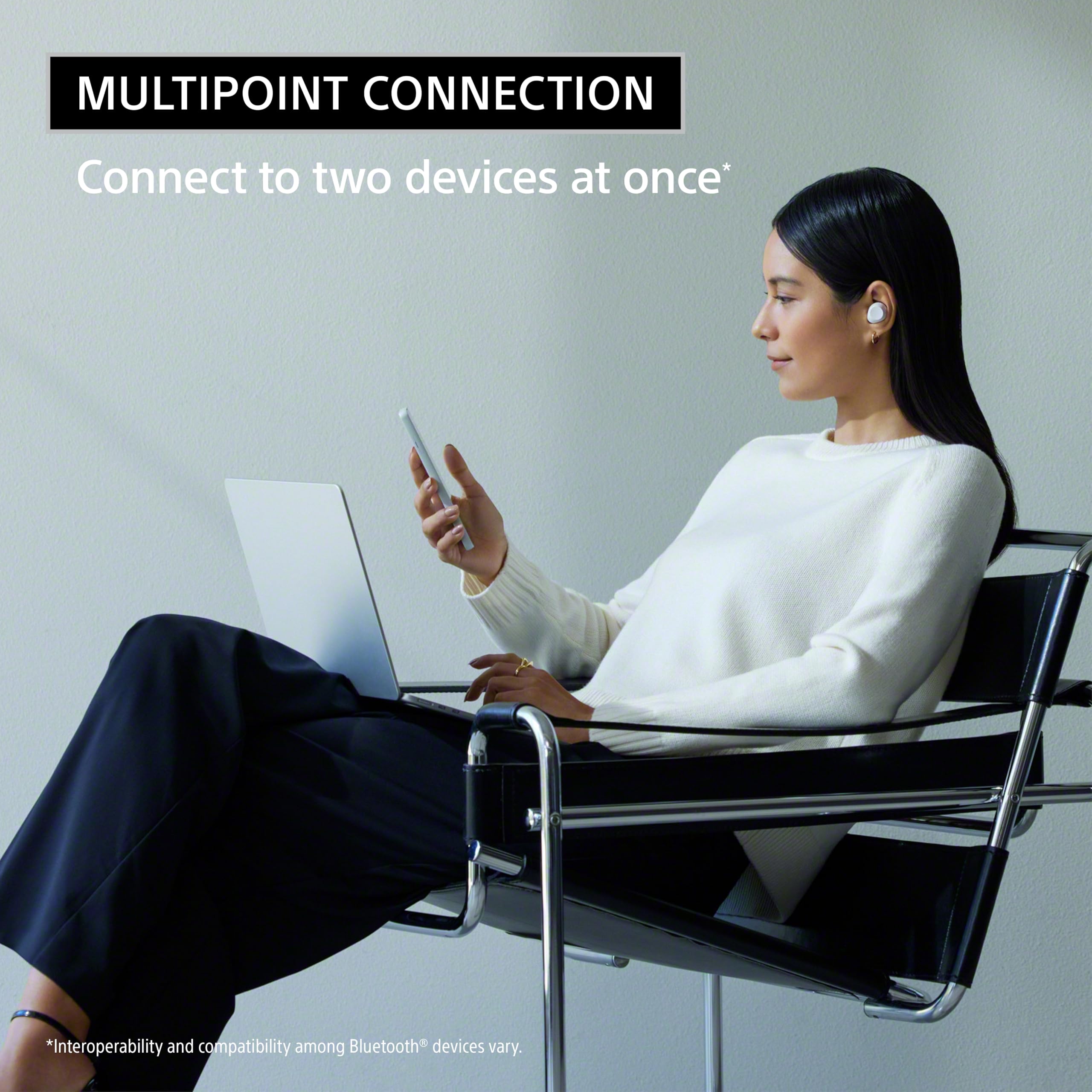 Foto 5 pulgar | Auriculares Con Cancelación De Ruido Truly Wireless Sony Wf-c710n Blancos - Venta Internacional.