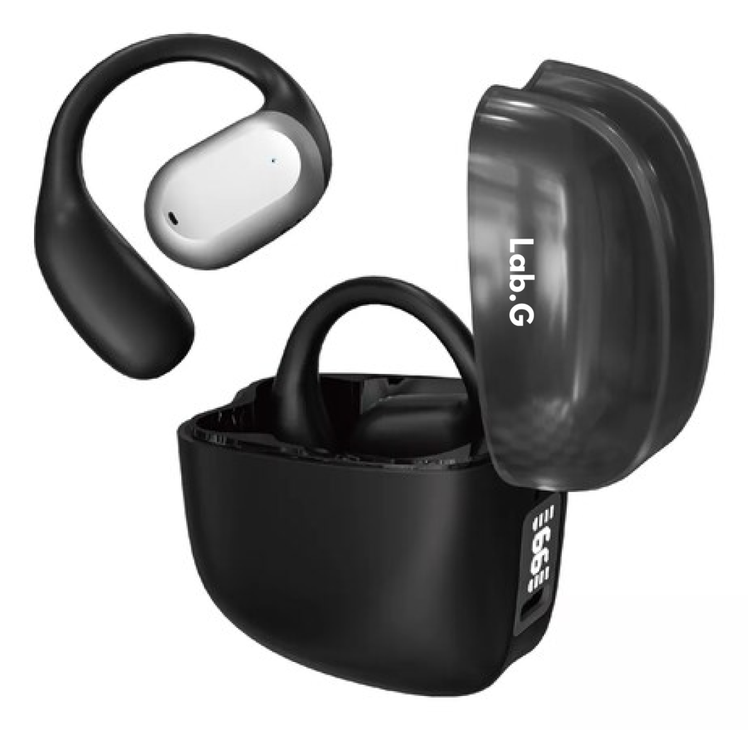 Foto 2 pulgar | Audífonos Open-ear Bluetooth Lab.g Con Micrófono Negro