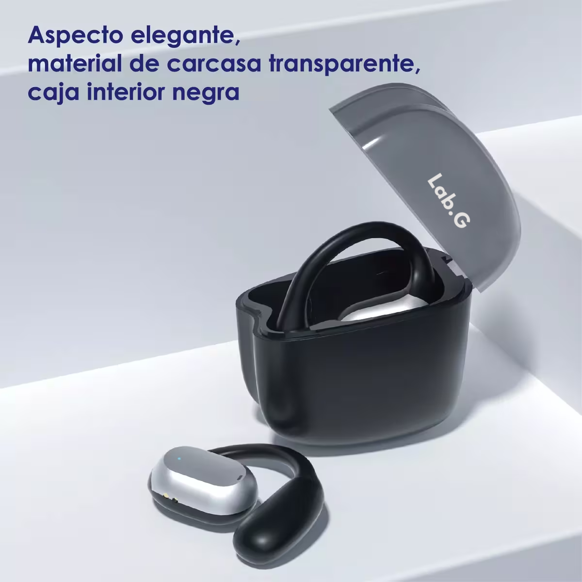 Foto 5 pulgar | Audífonos Open-ear Bluetooth Lab.g Con Micrófono Negro