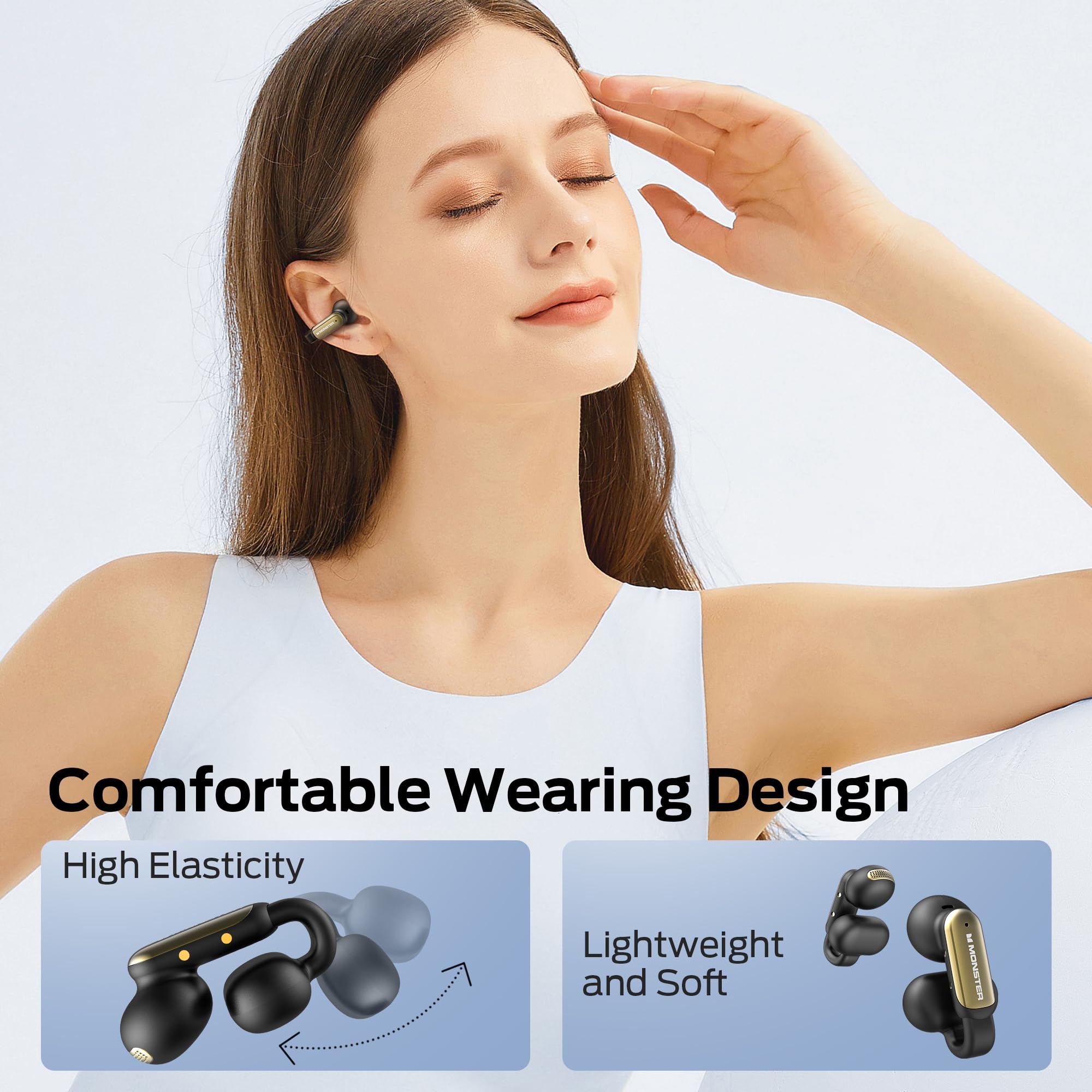 Foto 5 | Auriculares Inalámbricos Monster Open Ac601 Bluetooth 5.4 Ipx5 32h - Venta Internacional.